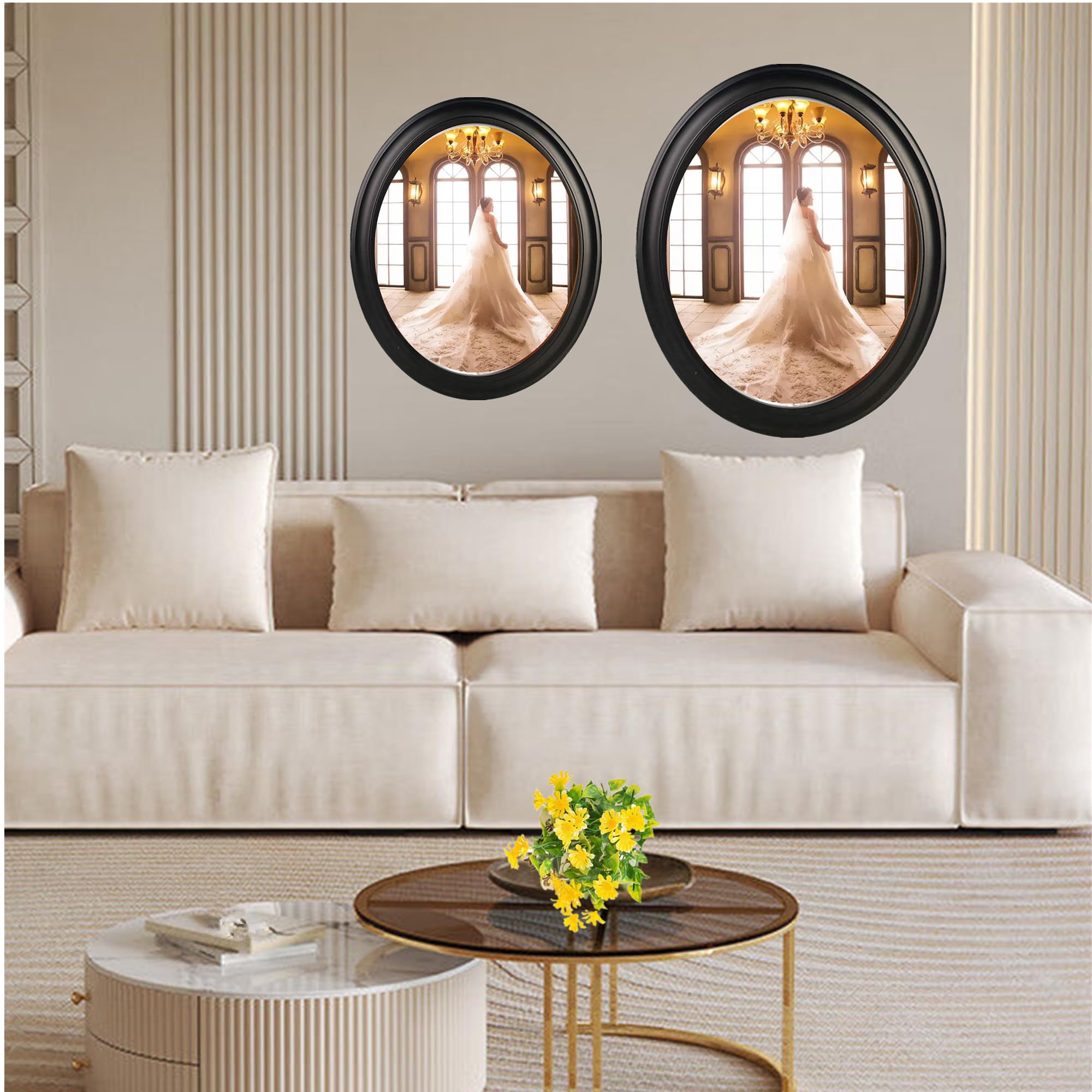 Amazon.com - alblinsy Oval Picture Frames,Classic Oval Wood